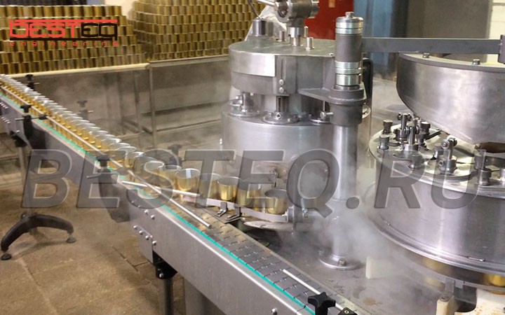 Линия производства мясных консервов (тушенка) BESTEQ-MCL-5000 бан/смена заказать в России | ООО БЕСТЕК-Инжиниринг