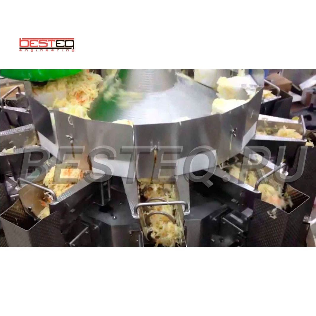 Комплект оборудования для фасовки и упаковки соленых и маринованных овощей заказать в России | ООО БЕСТЕК-Инжиниринг